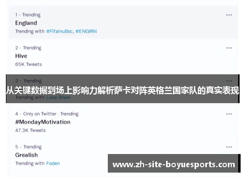 从关键数据到场上影响力解析萨卡对阵英格兰国家队的真实表现